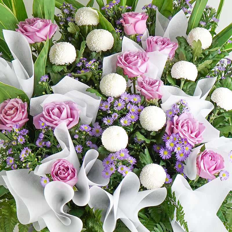 Amethyst Condolence | Funeral Flowers