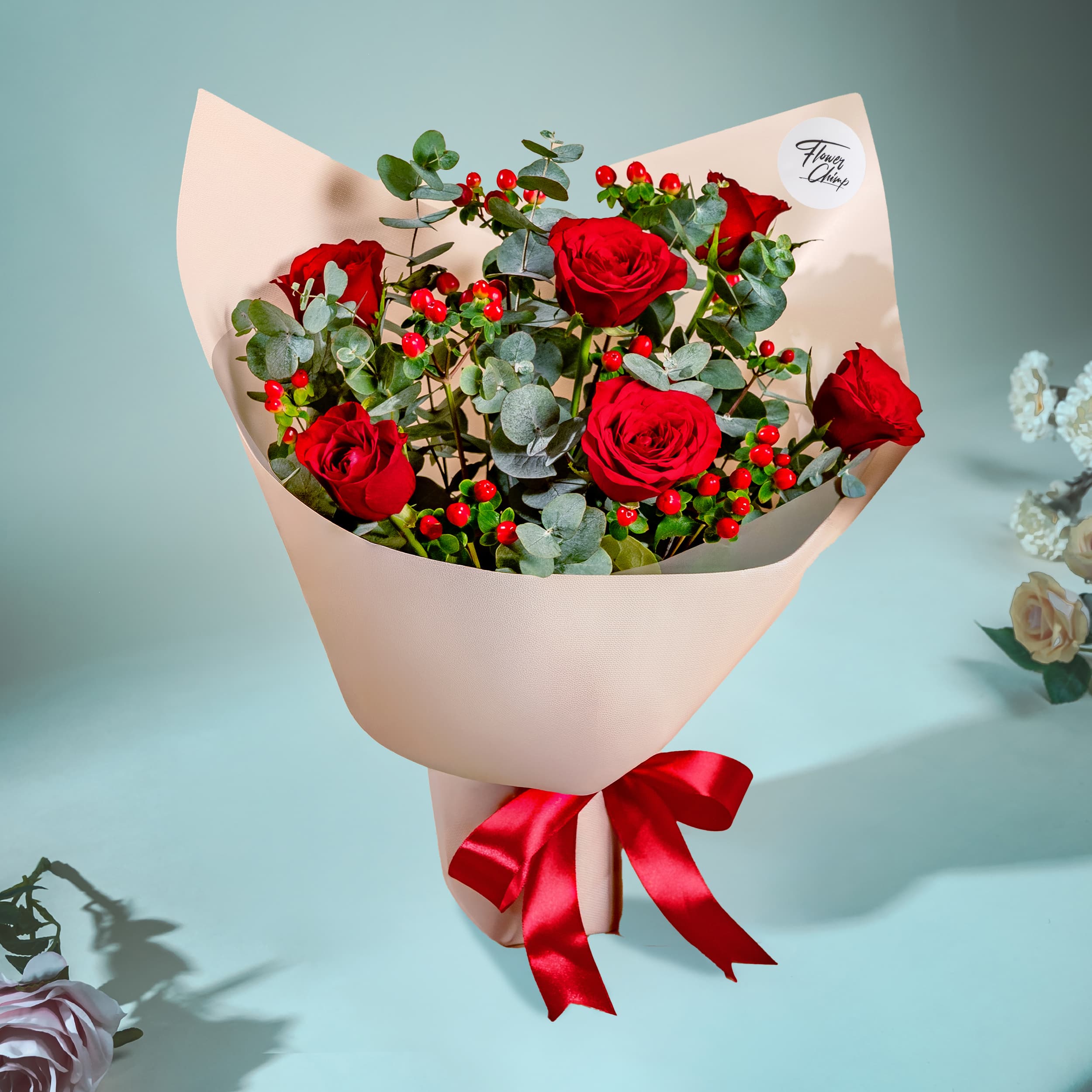 Romantic Red Rose Bouquet