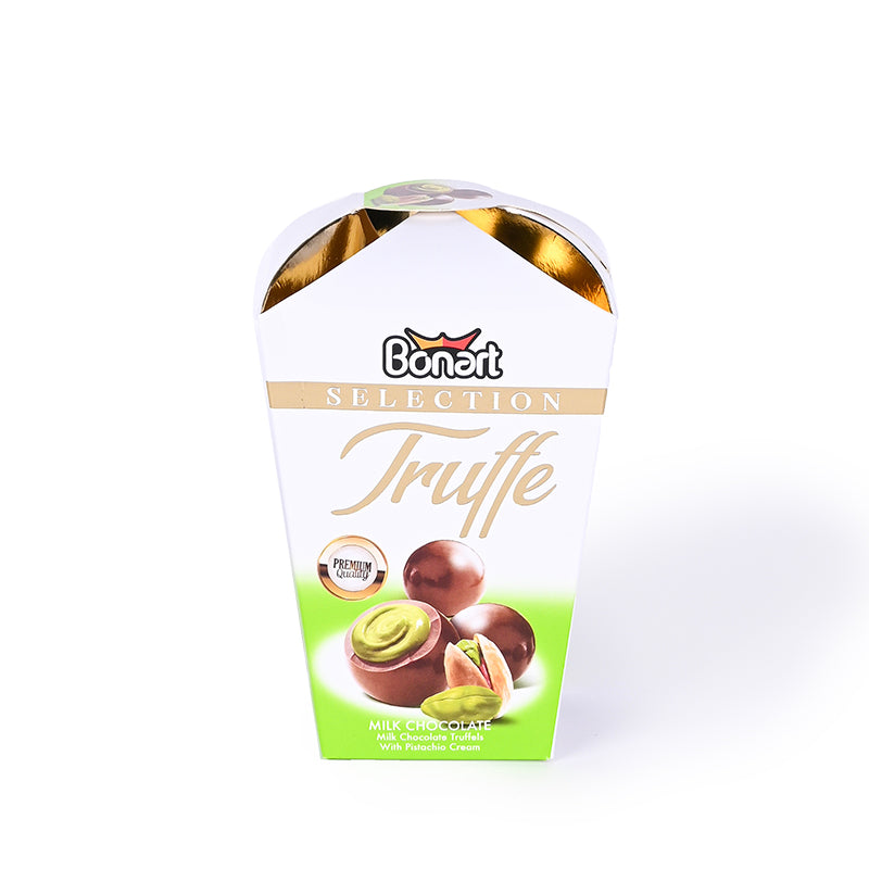 Bonart Truffle Milk Choc with Pistachio Cream (HALAL) 170g