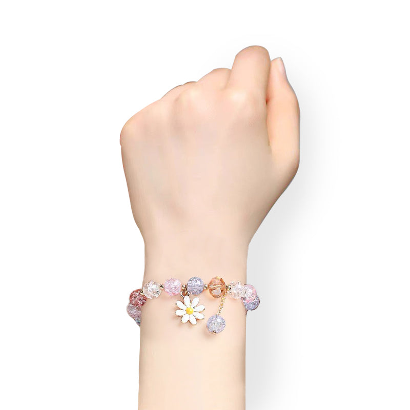 Rainbow Daisy Bracelet