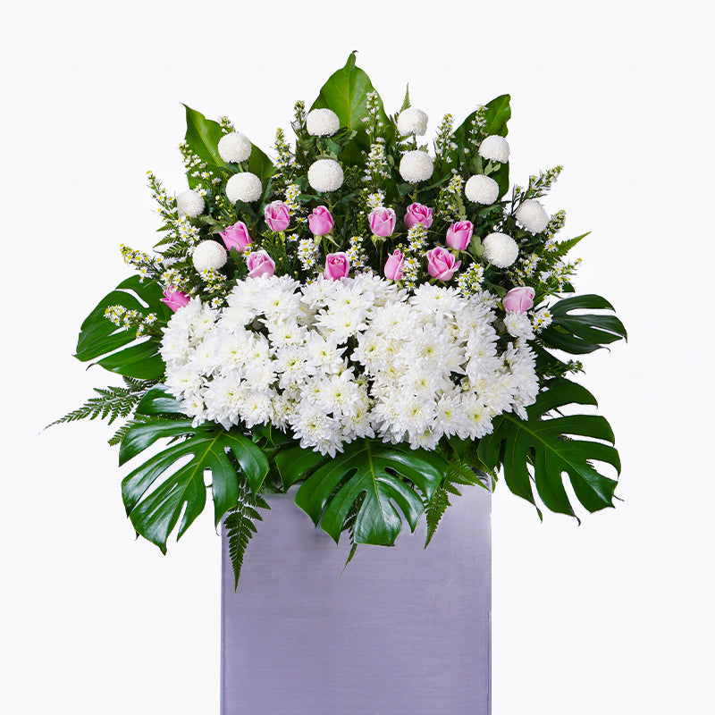 Rest In Heaven Condolence | Funeral Flowers