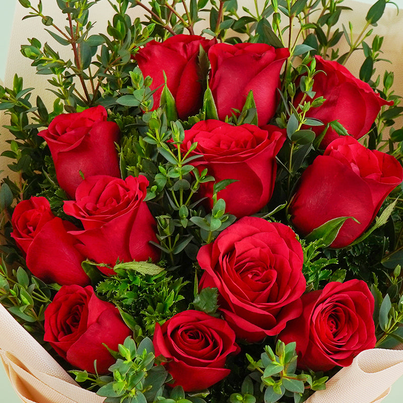 12 Stocks Red Roses Products