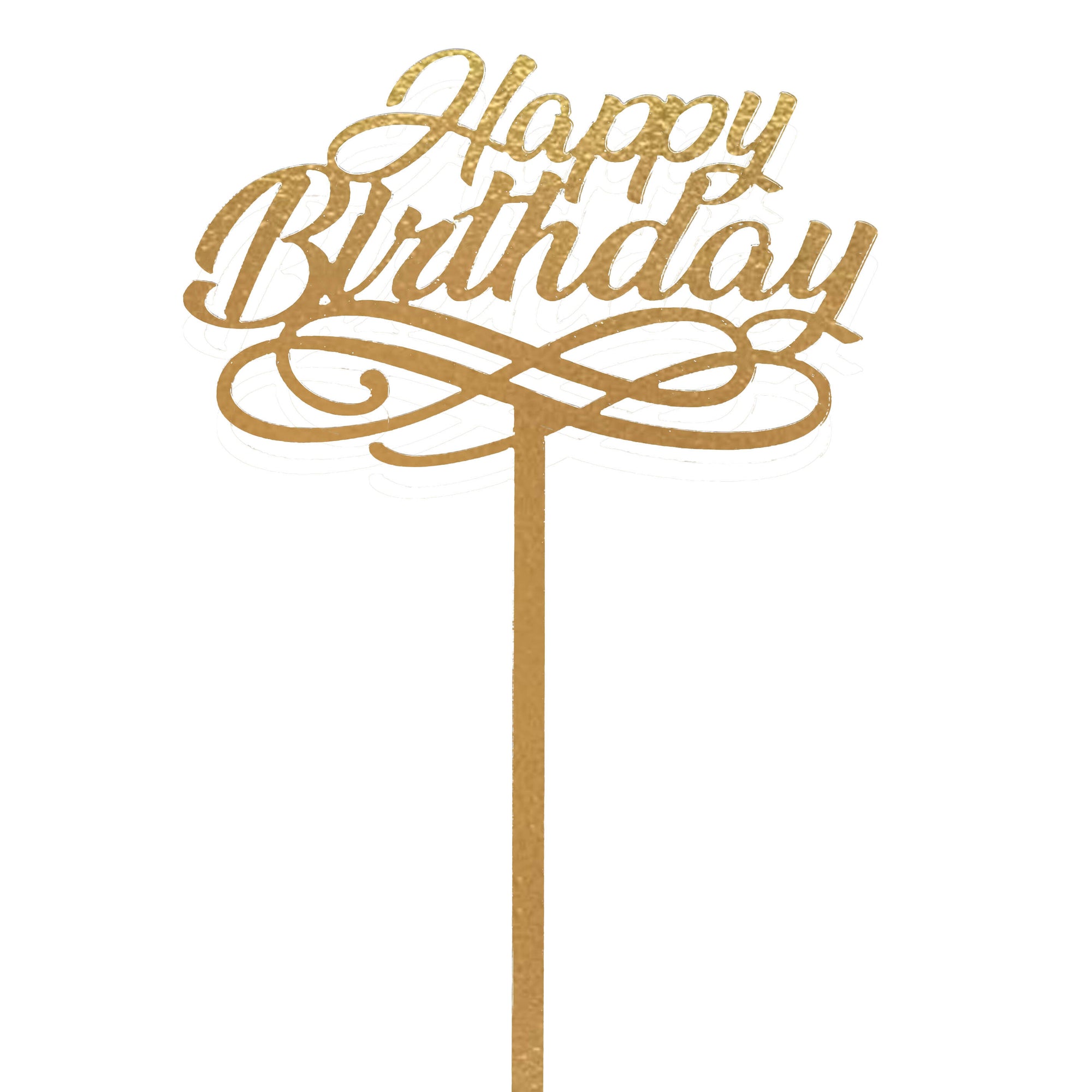 Happy Birthday Flower Bouquet Topper