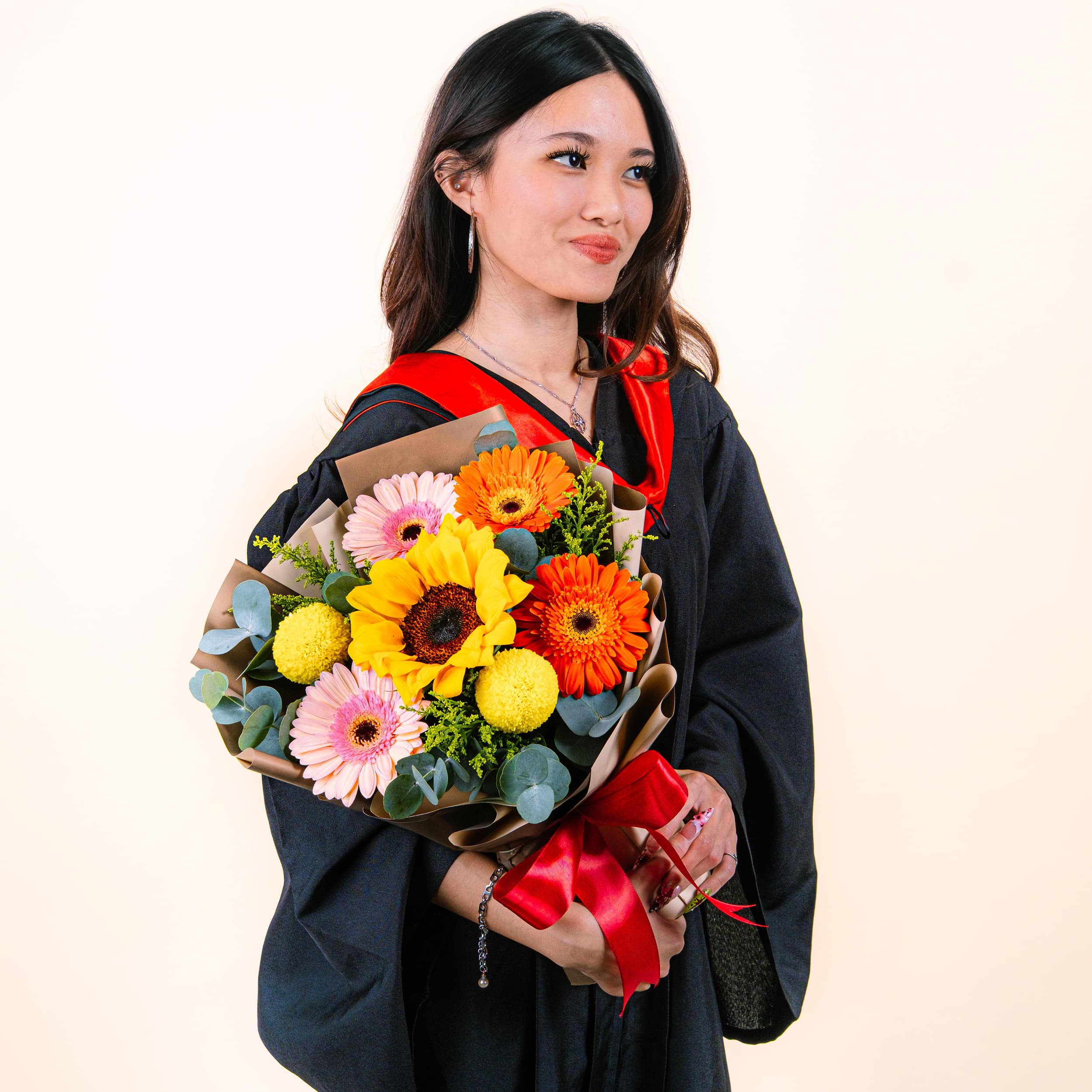 Grins Galore Graduation Bouquet