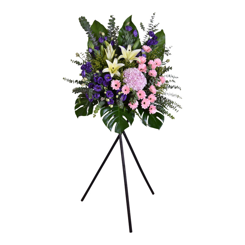 Purple Power Opening Flower Stand