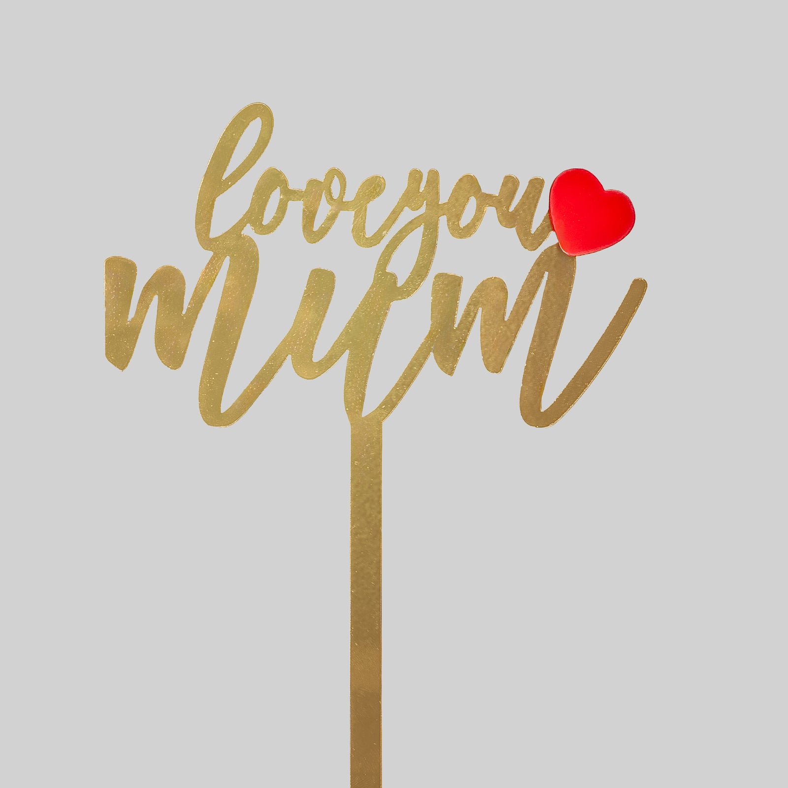 Love You Mum Bouquet Topper