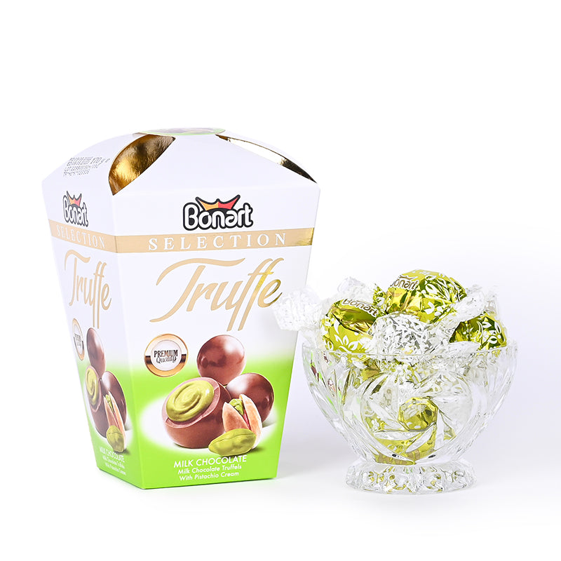 Bonart Truffle Milk Choc with Pistachio Cream (HALAL) 170g