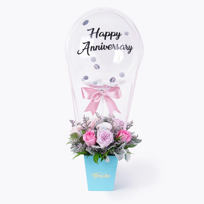 Aubrey Balloon Flower Box