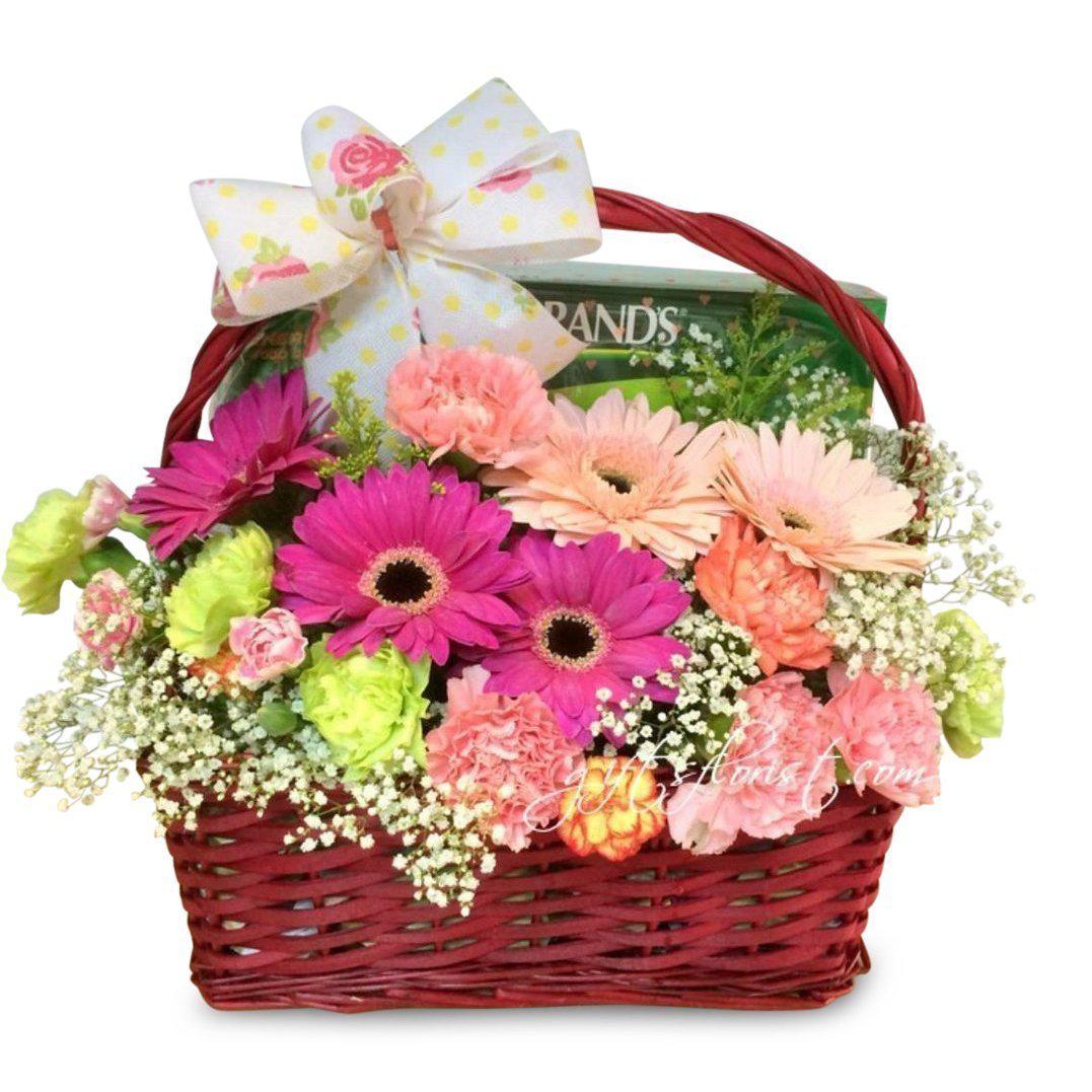 flowers_basket Get Well Soon Basket (Incl. Chicken Essence) Flower Chimp